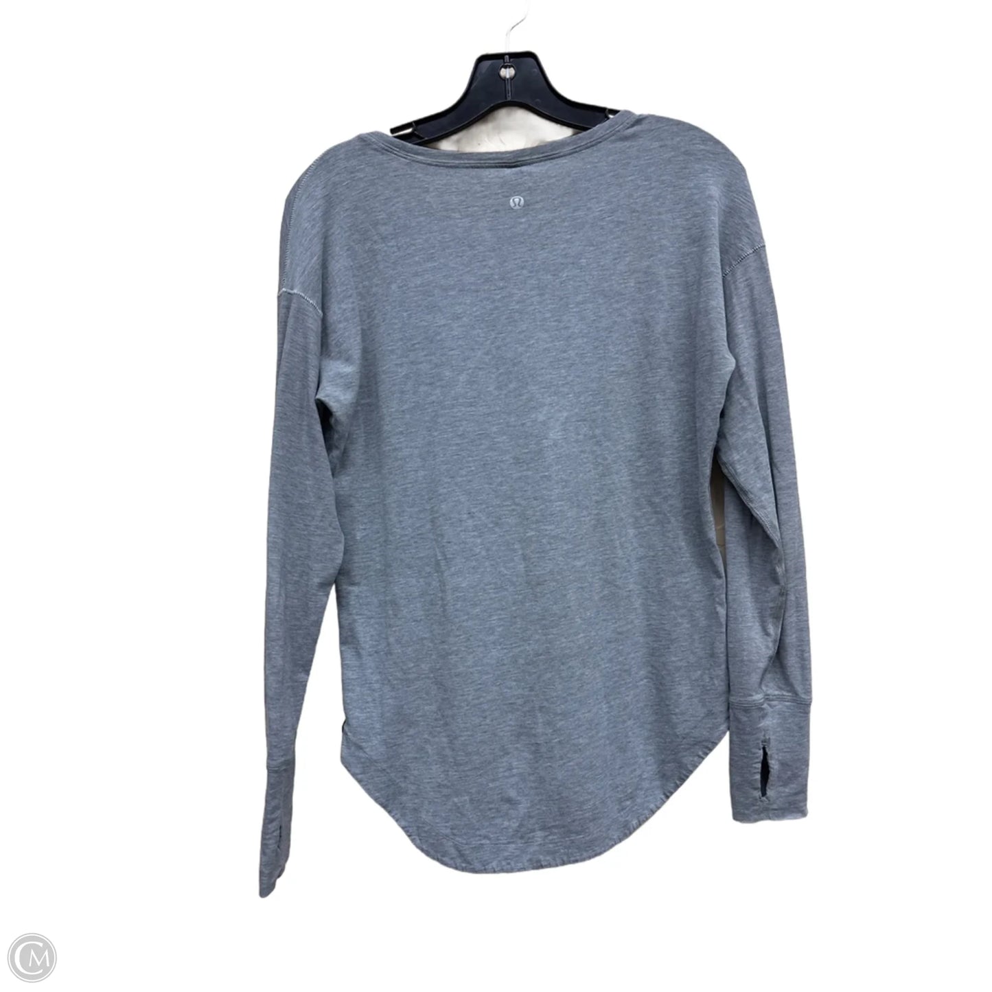 Athletic Top Long Sleeve Crewneck By Lululemon In Grey