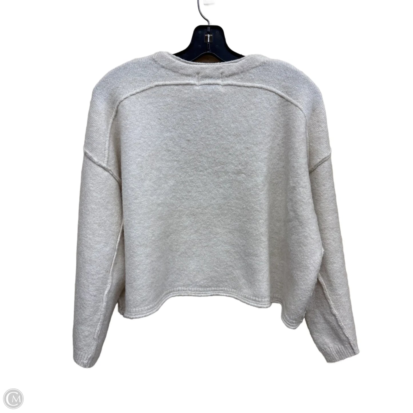 Sweater Cardigan By Lush In White, Size: Xs