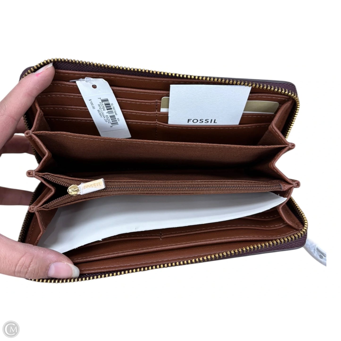 Wallet By Fossil, Size: Medium