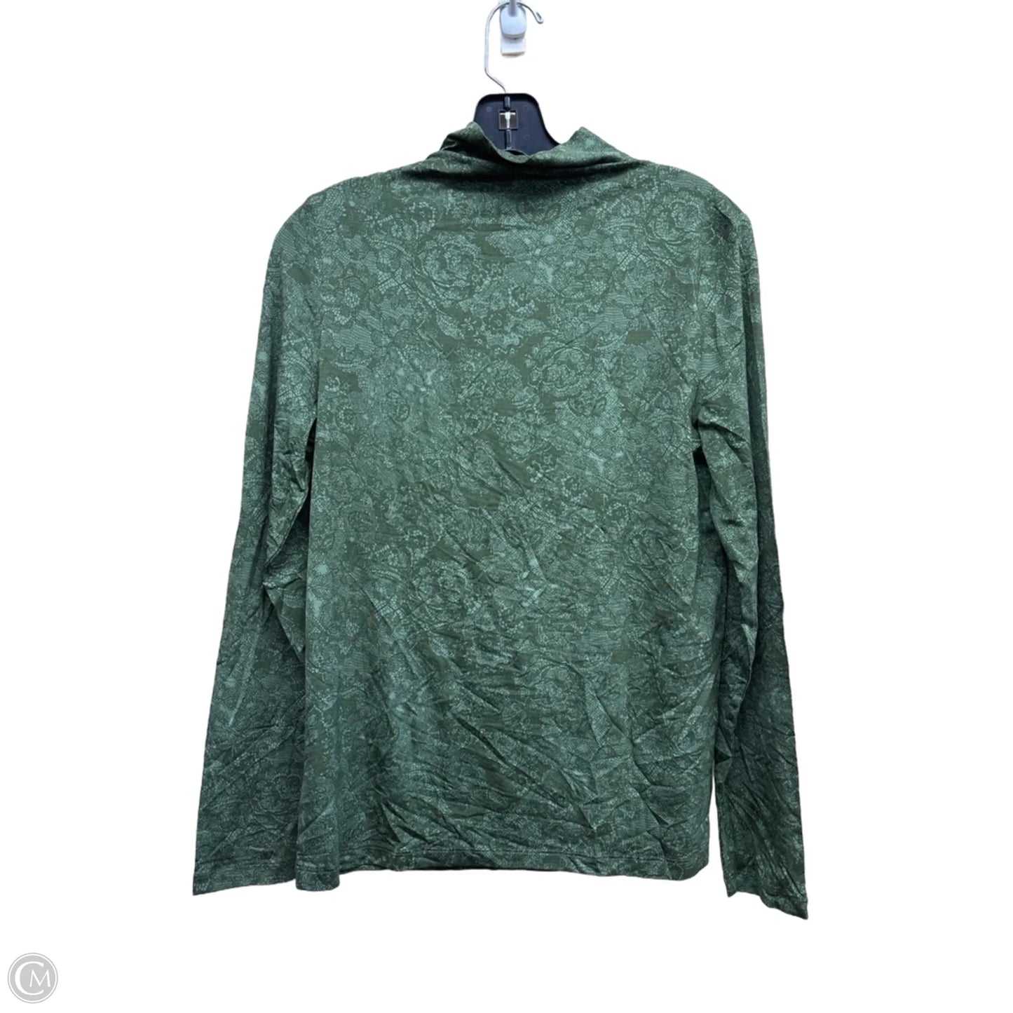 Top Long Sleeve By Loft In Green, Size: L