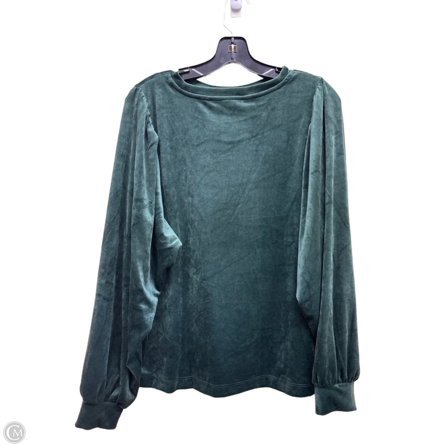 Top Long Sleeve By Loft In Green, Size: L