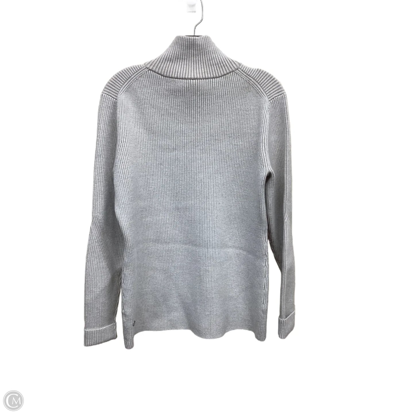 Sweatshirt Collar By Clothes Mentor In Tan, Size: L