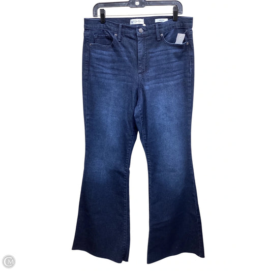 Jeans Flared By Jessica Simpson In Blue Denim, Size: 14