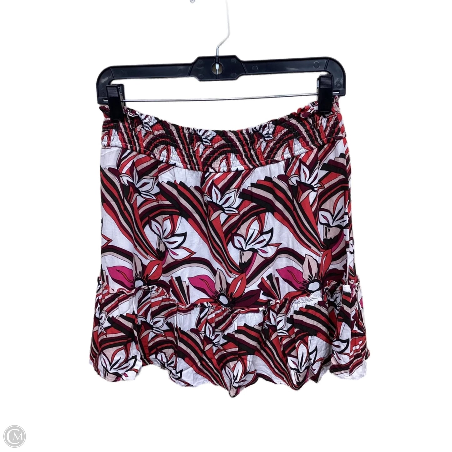 Skirt Mini & Short By Anthropologie In Maroon, Size: S