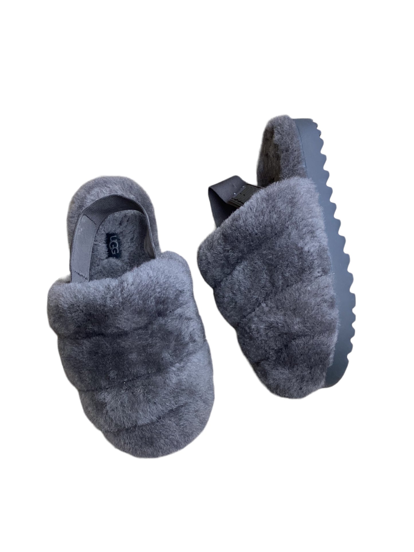 Slippers By Ugg In Grey, Size: 6