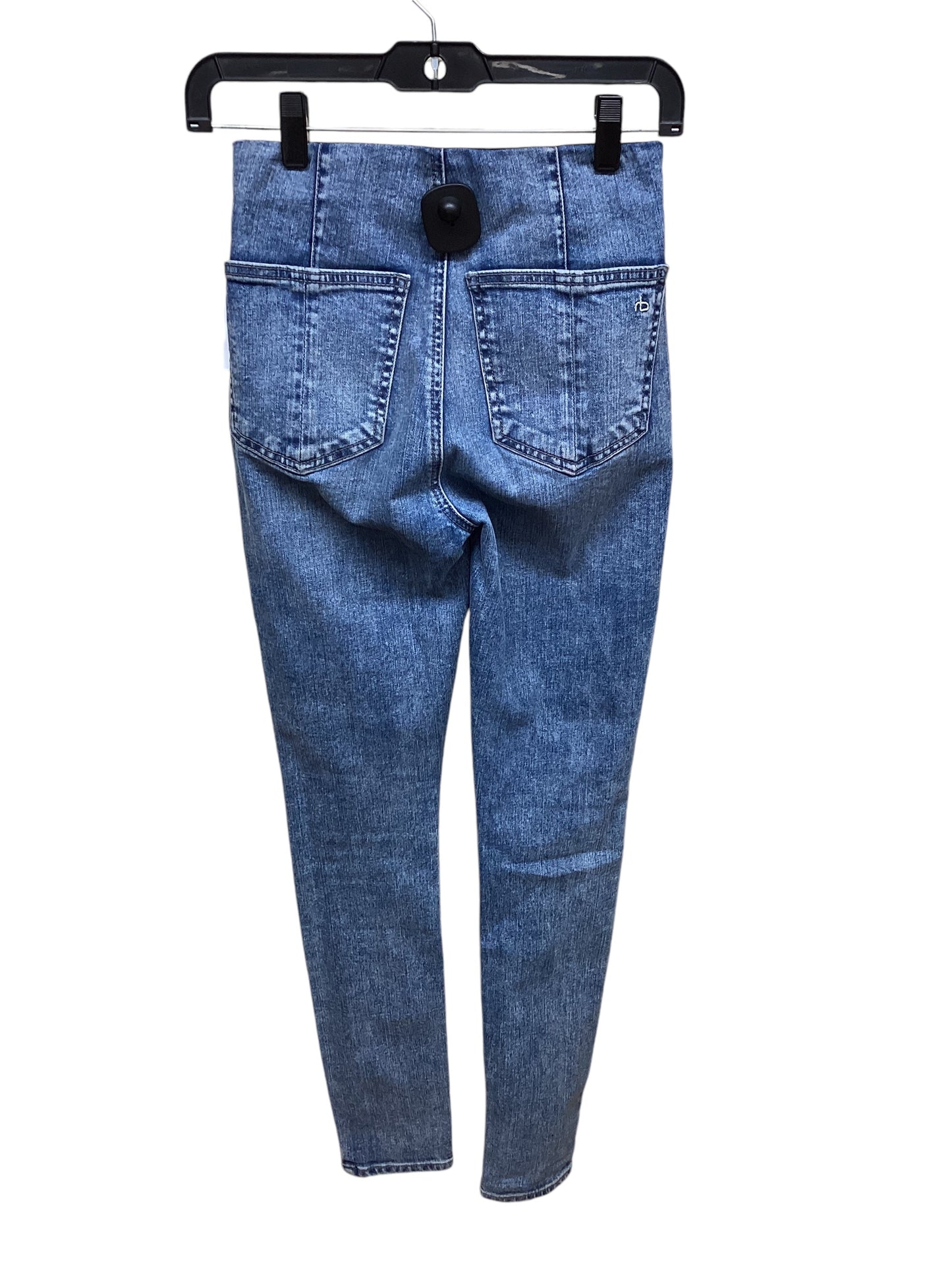 Jeans Skinny By Rag & Bones Jeans In Blue Denim, Size: Xxs