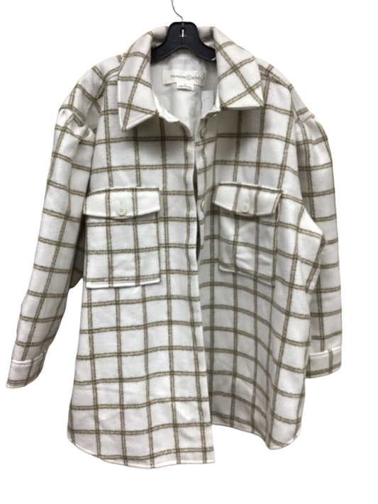 Jacket Other By Treasure And Bond In Plaid Pattern, Size: 3x