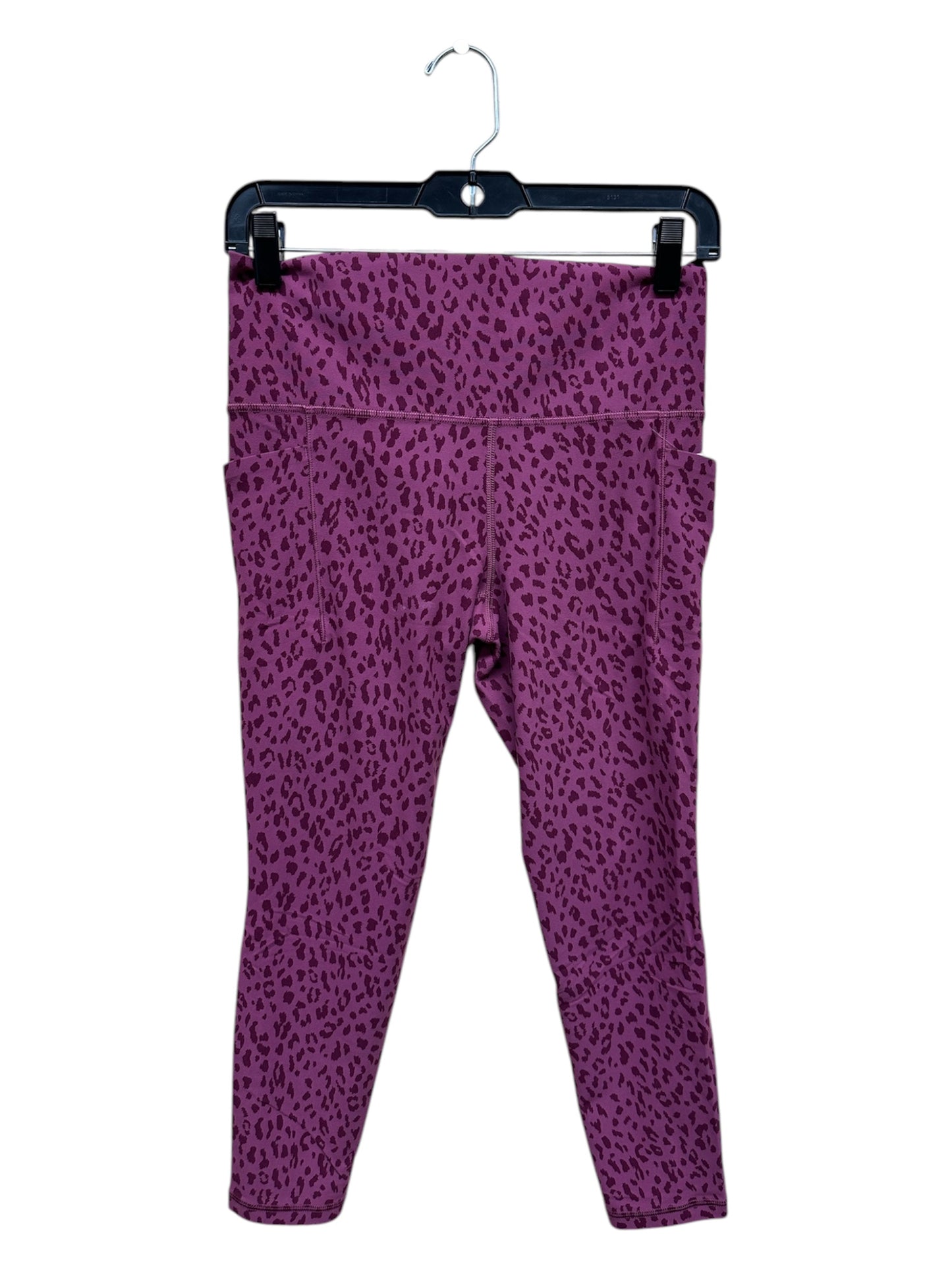 Athletic Leggings By Athleta In Pink, Size: M