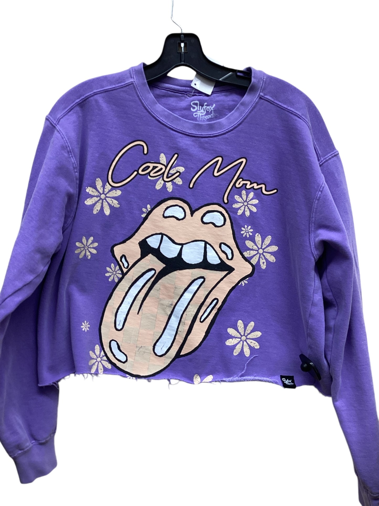 Sweater By Clothes Mentor In Purple, Size: M