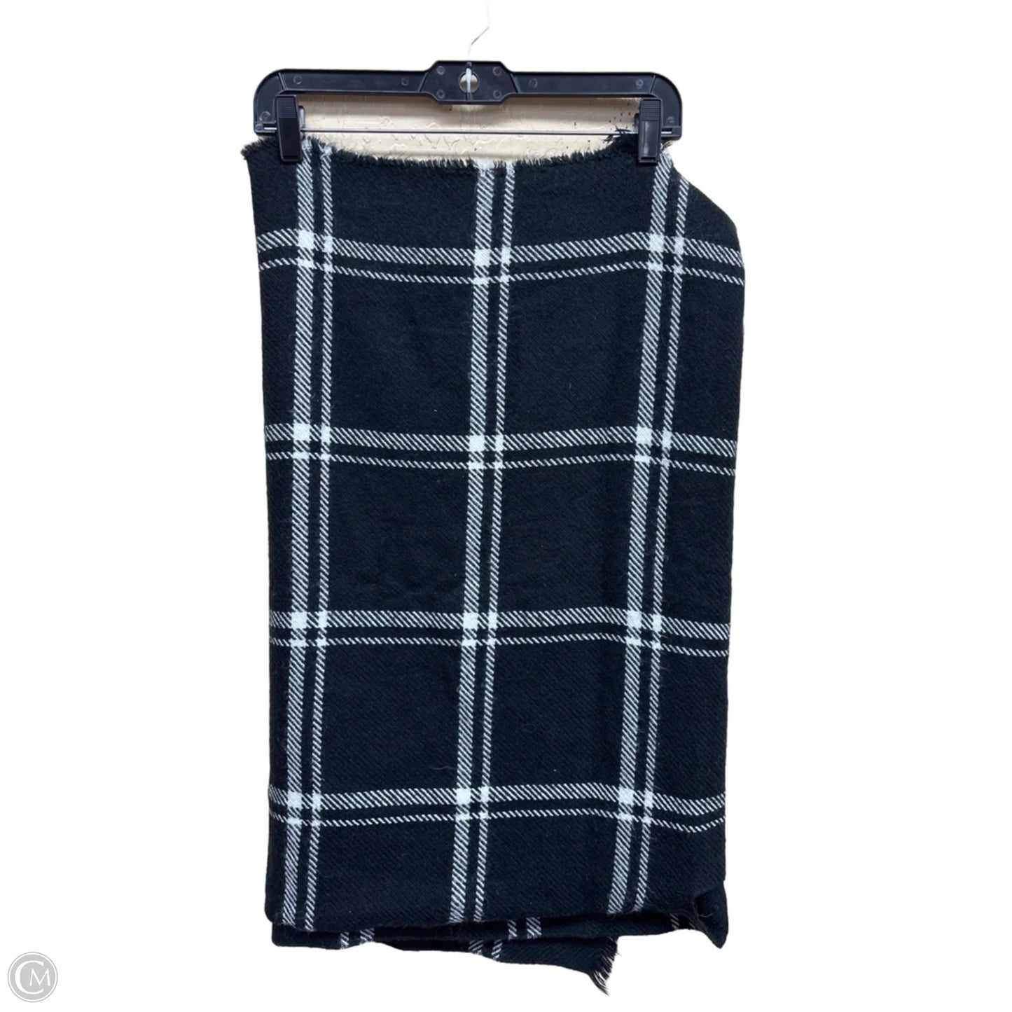 Poncho By Old Navy In Checkered Pattern, Size: Osfm