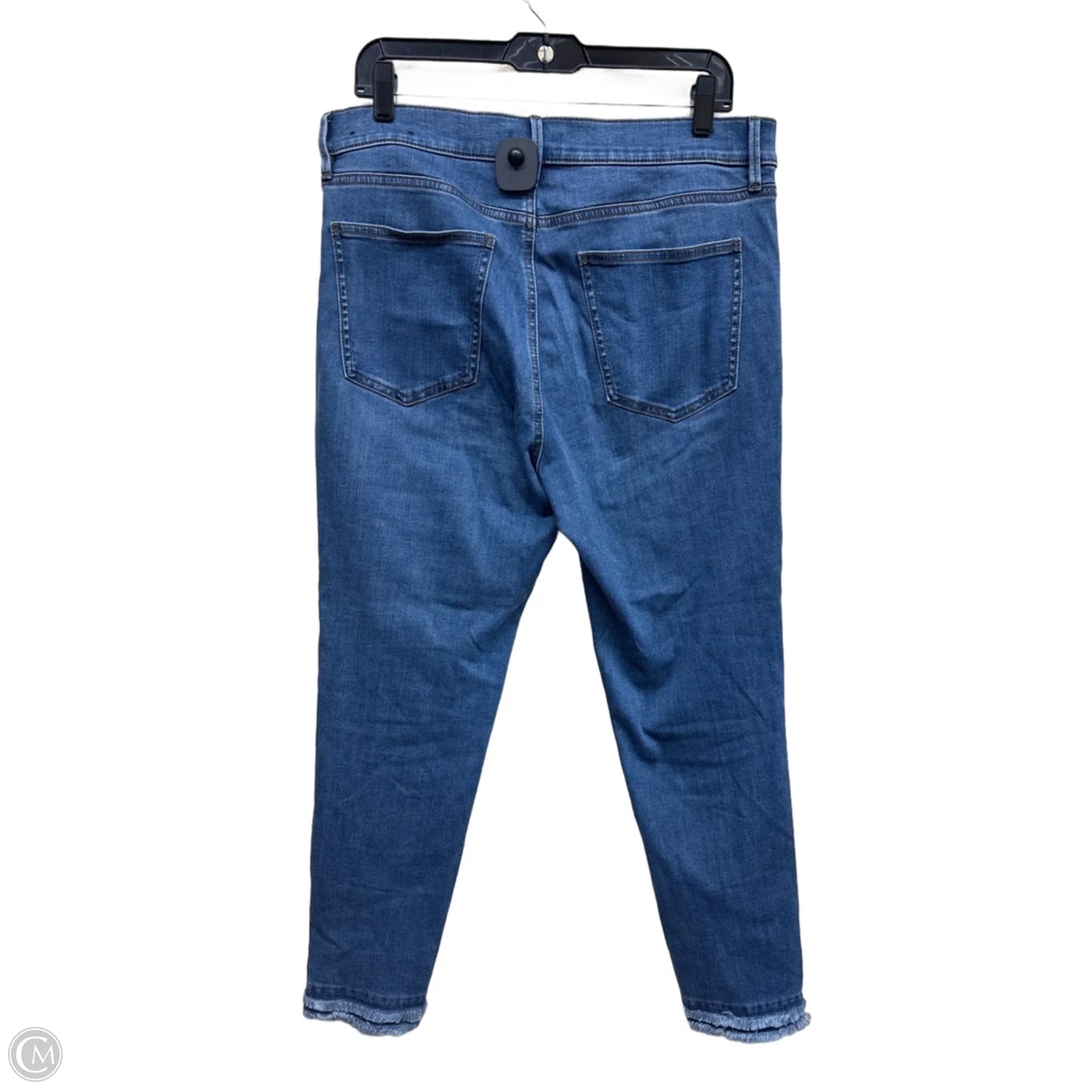 Jeans Skinny By Ann Taylor In Blue Denim, Size: 12