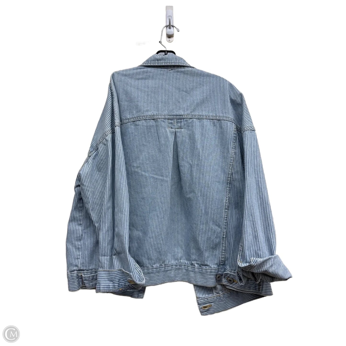 Jacket Shirt By Clothes Mentor In Striped Pattern, Size: S