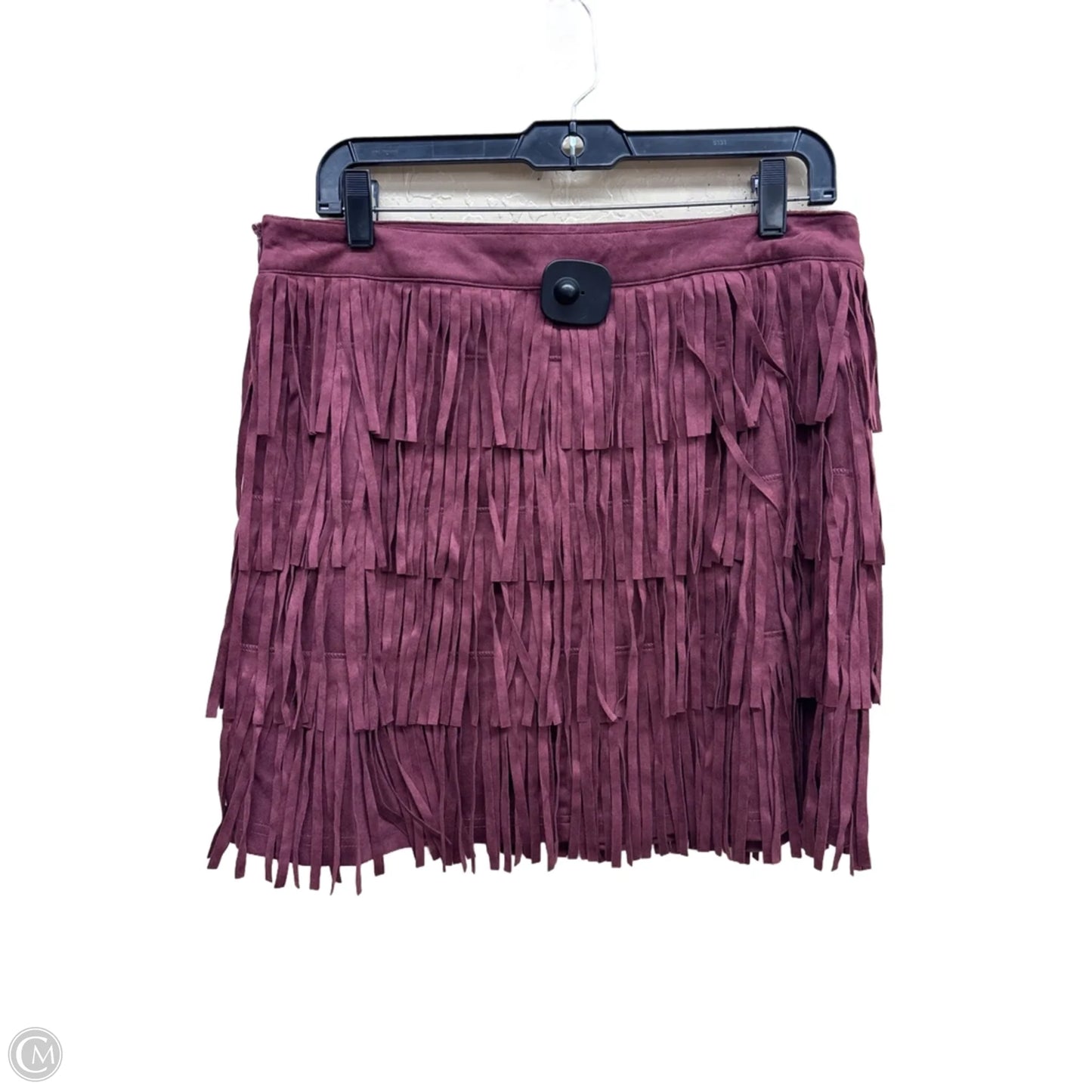 Skirt Mini & Short By Alya In Maroon, Size: L