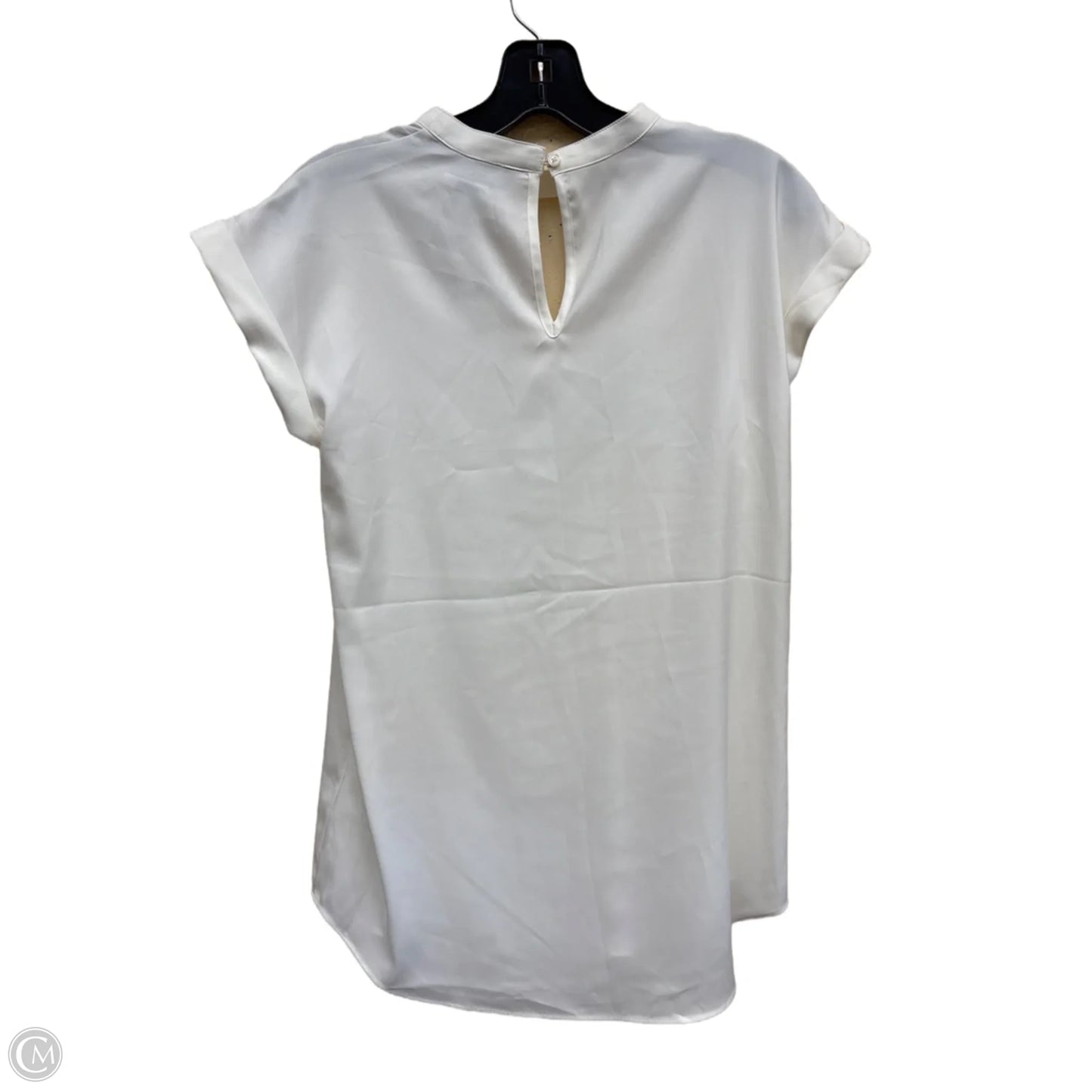 Top Short Sleeve By Express In White, Size: S