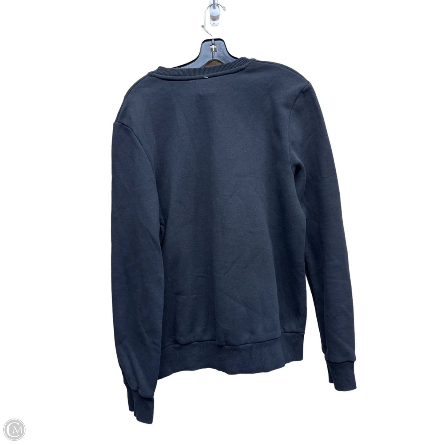 Sweatshirt Crewneck By Clothes Mentor In Black, Size: M