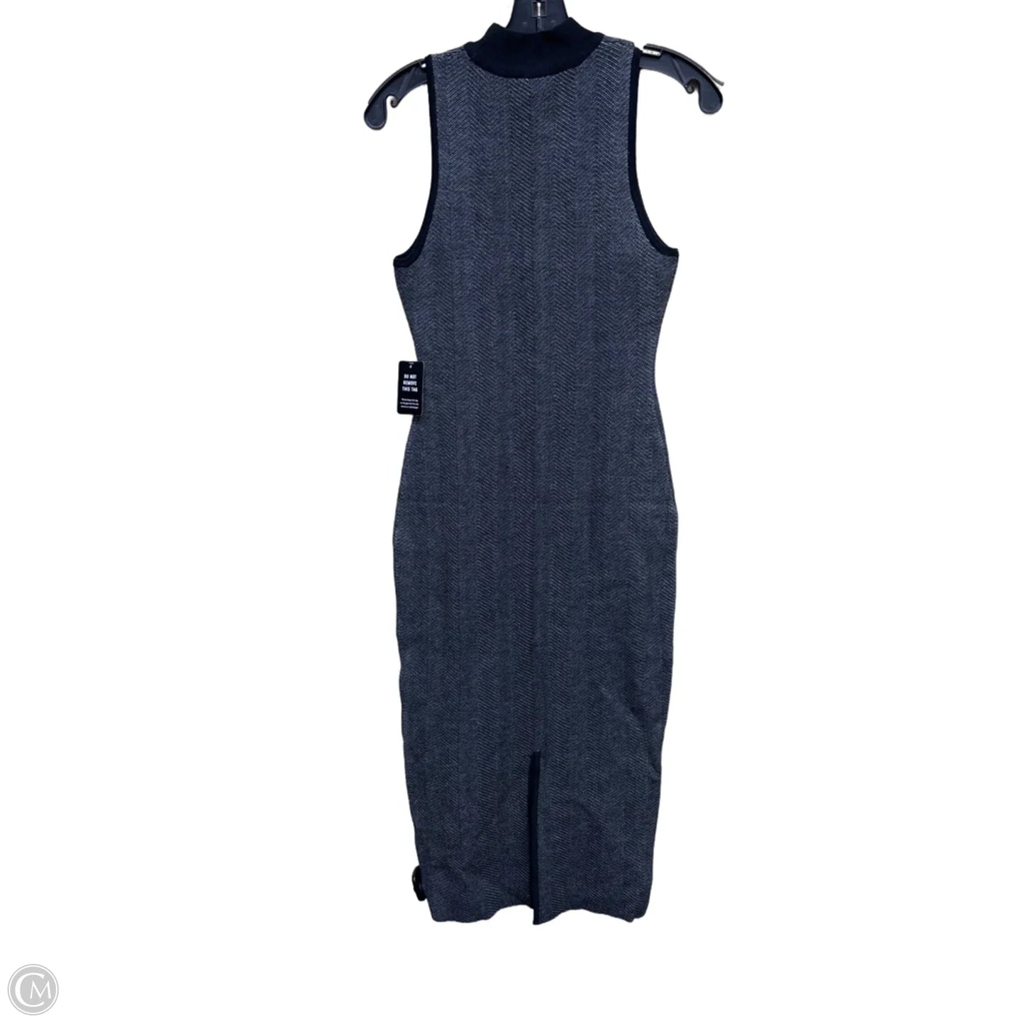 Dress Casual Maxi By Express In Black & Grey, Size: Xs