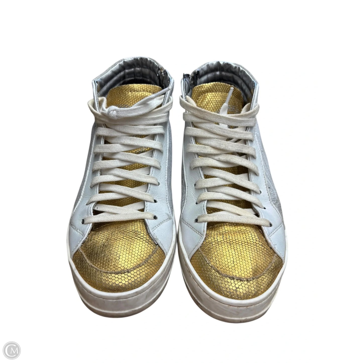 Shoes Sneakers By P448 In White & Yellow