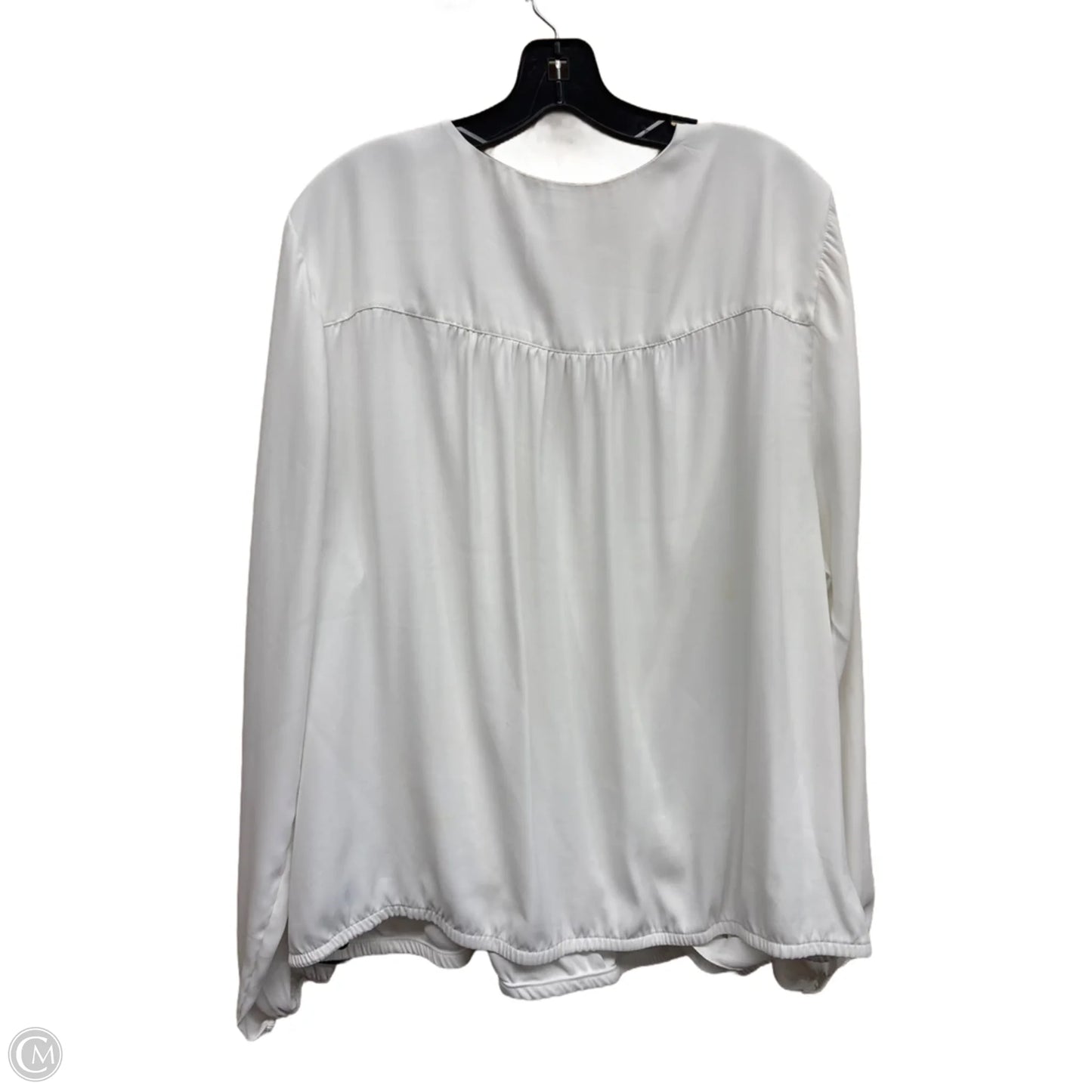 Top Long Sleeve By Torrid In White, Size: 2x