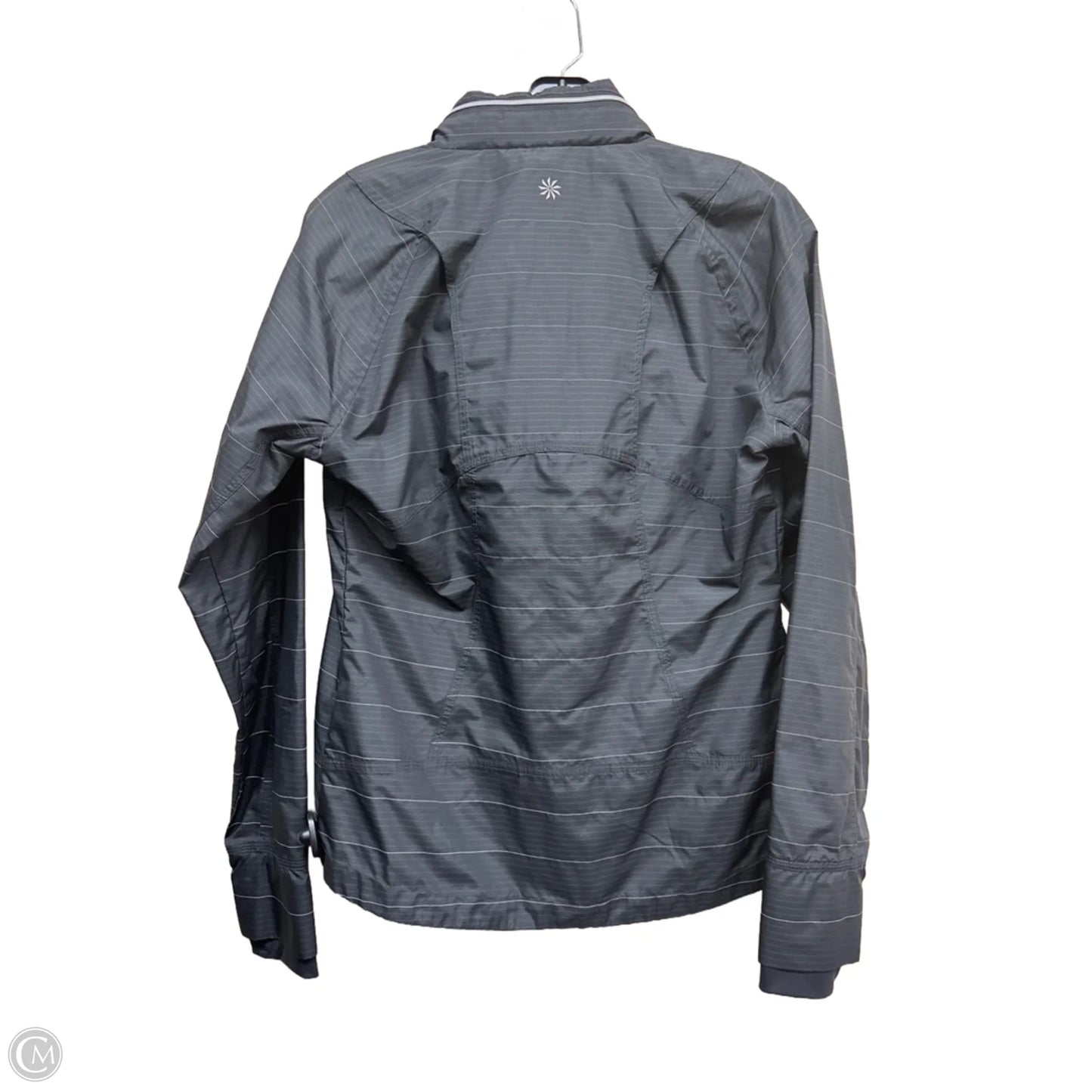 Athletic Jacket By Athleta In Grey, Size: M