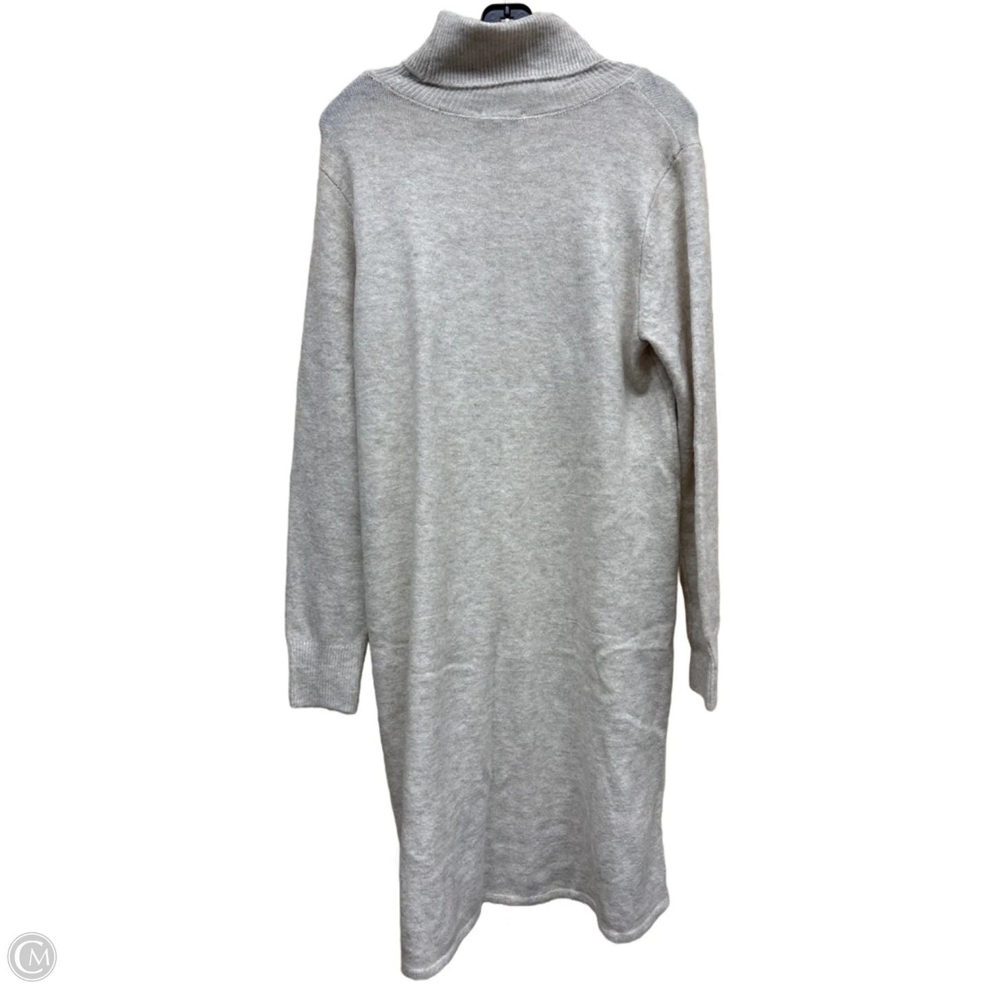 Dress Sweater By Vince Camuto In Tan, Size: L