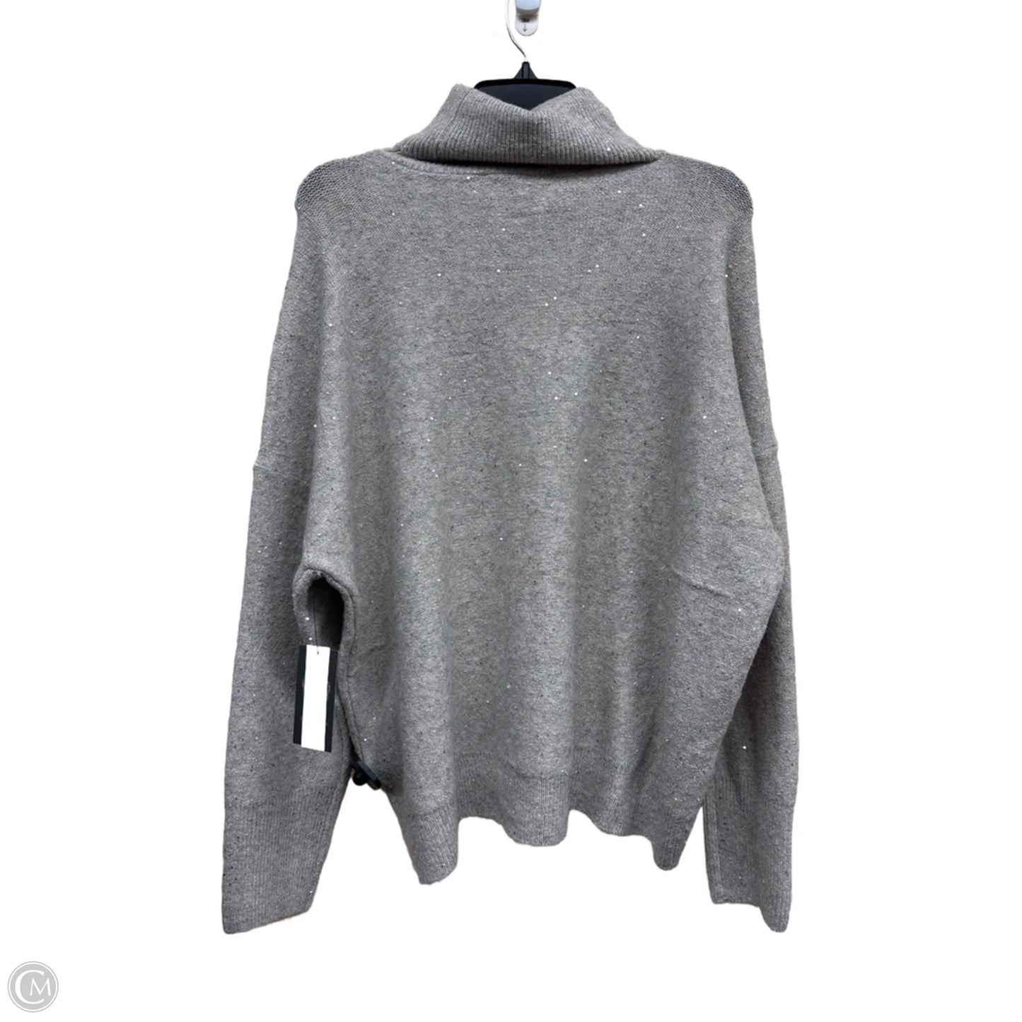 Sweater By Vince Camuto In Grey & Tan, Size: L