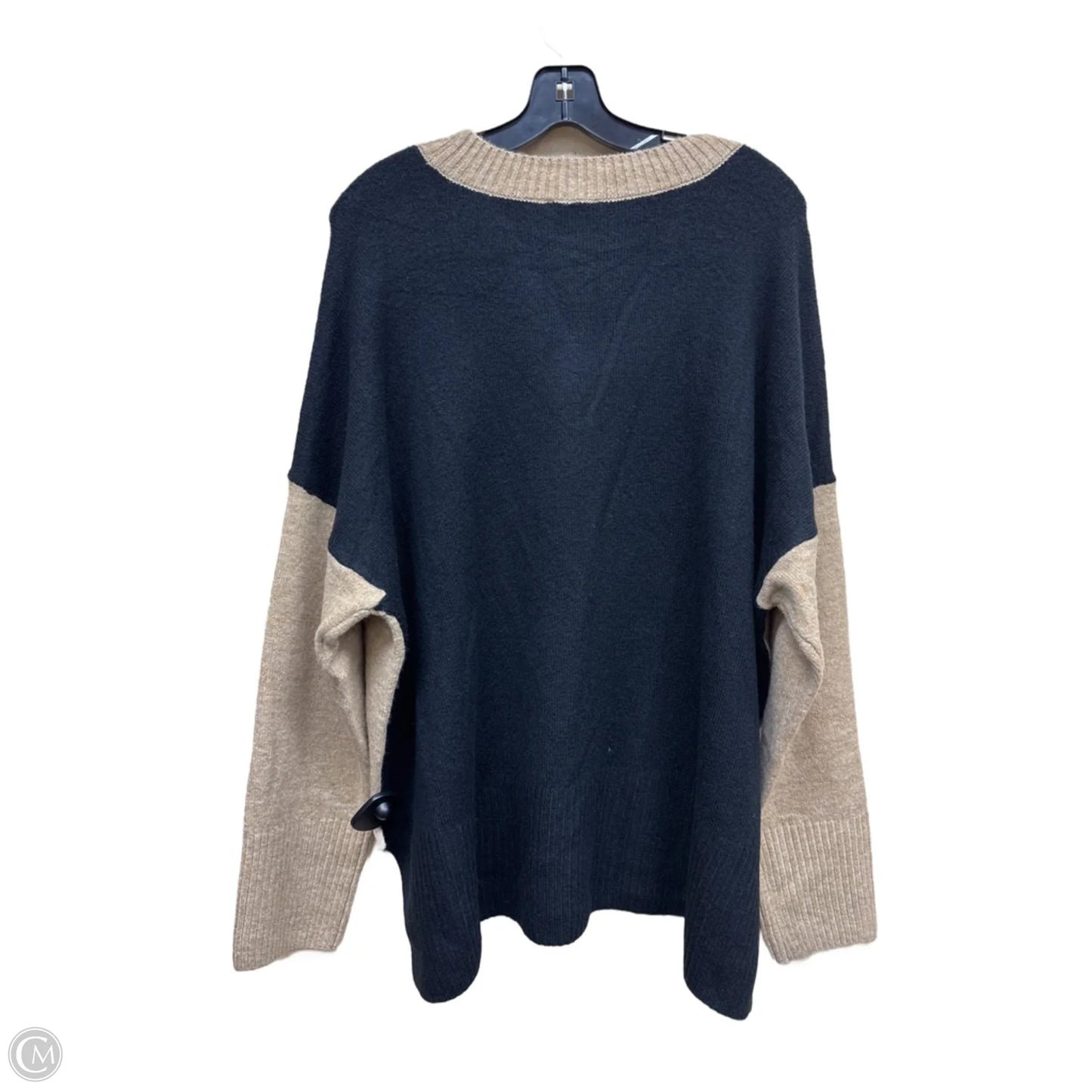 Sweater By Vince Camuto In Black & Brown, Size: Xl