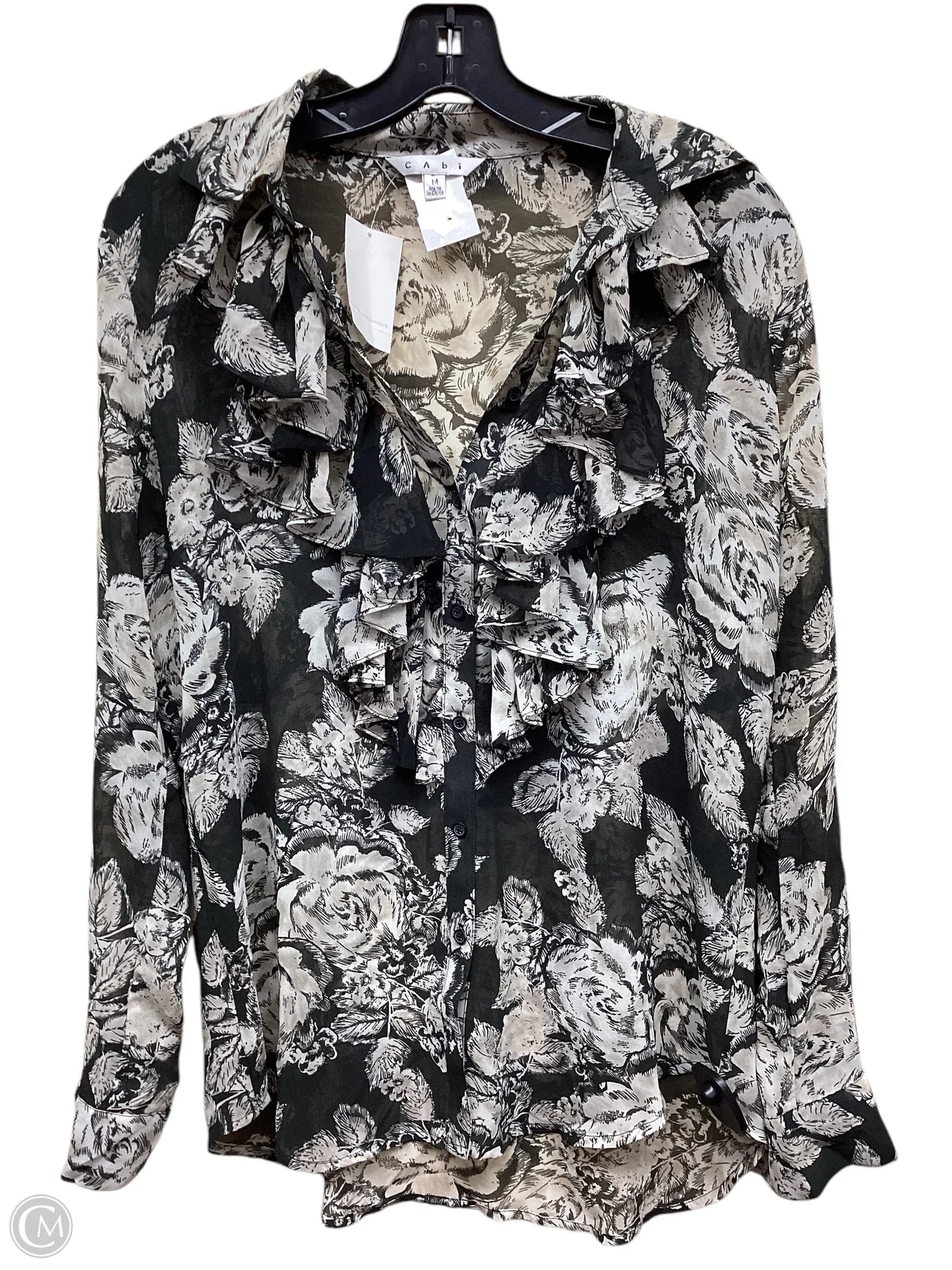 Top Long Sleeve By Cabi Size: M