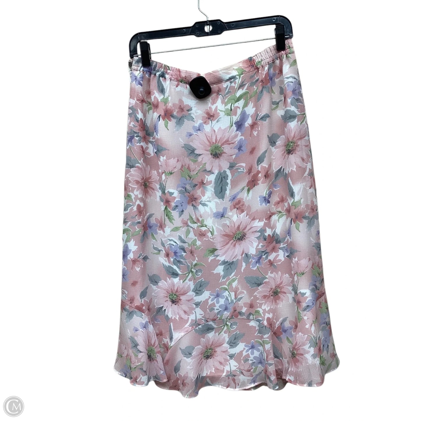 Skirt Midi By Alfred Dunner In Floral Print, Size: 8