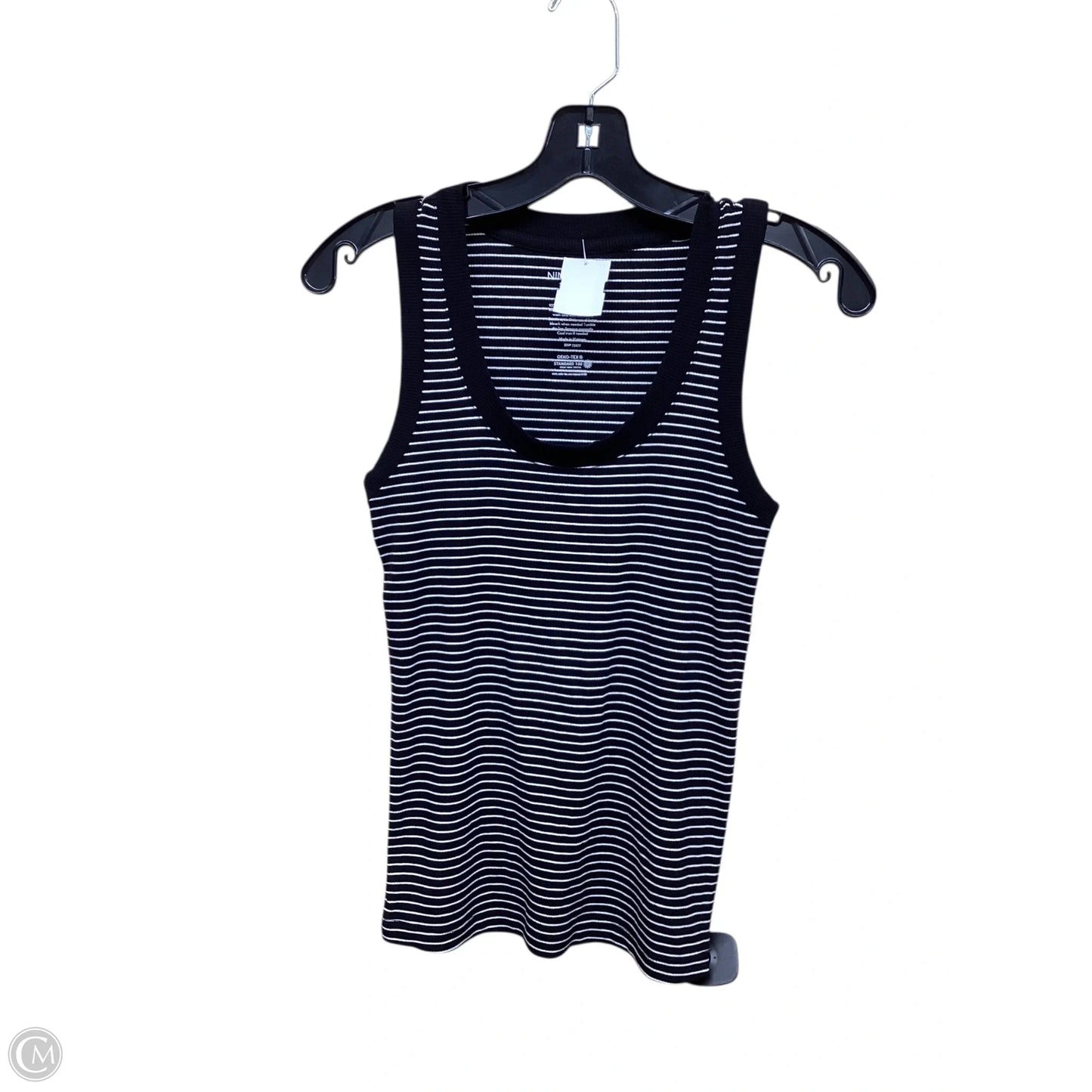 Top Sleeveless By Nine West In Striped Pattern, Size: Xs