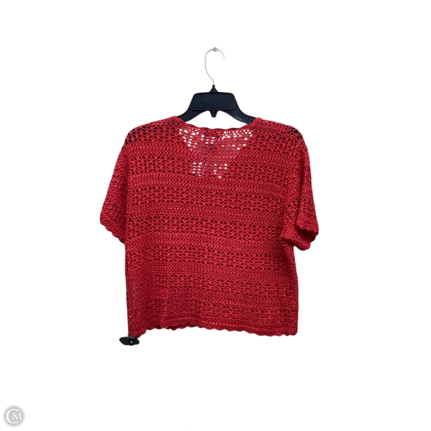Top Short Sleeve By Clothes Mentor In Red, Size: Lp