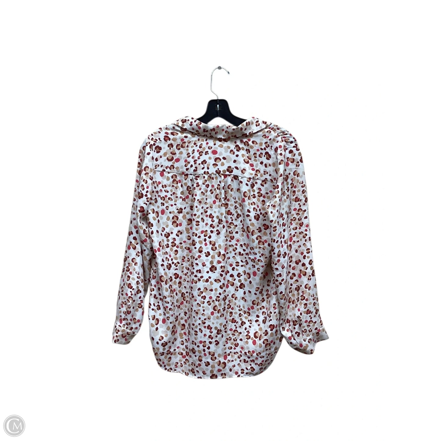 Top Long Sleeve By Ann Taylor In Red & White, Size: Sp