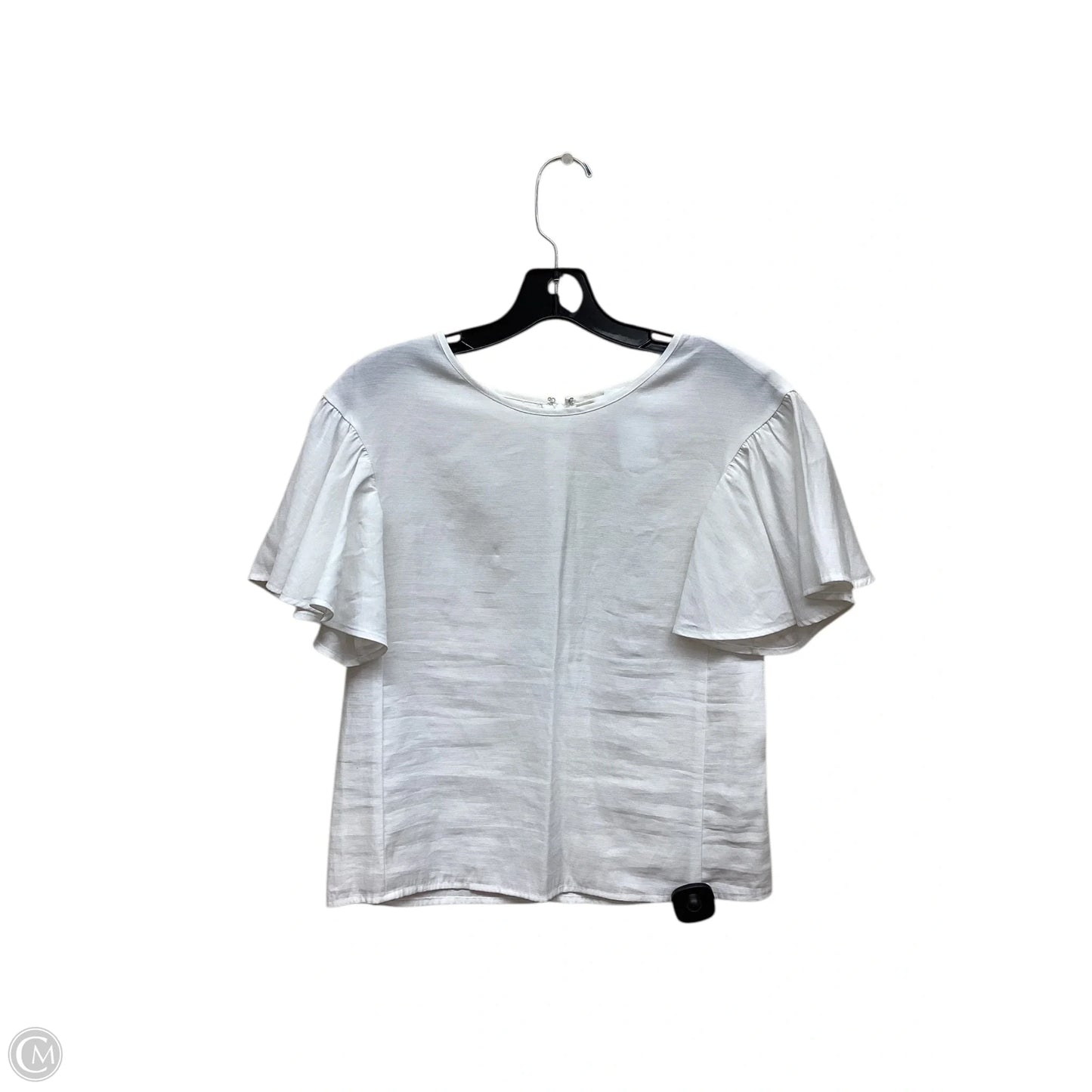 Top Short Sleeve By Club Monaco In White, Size: Xs