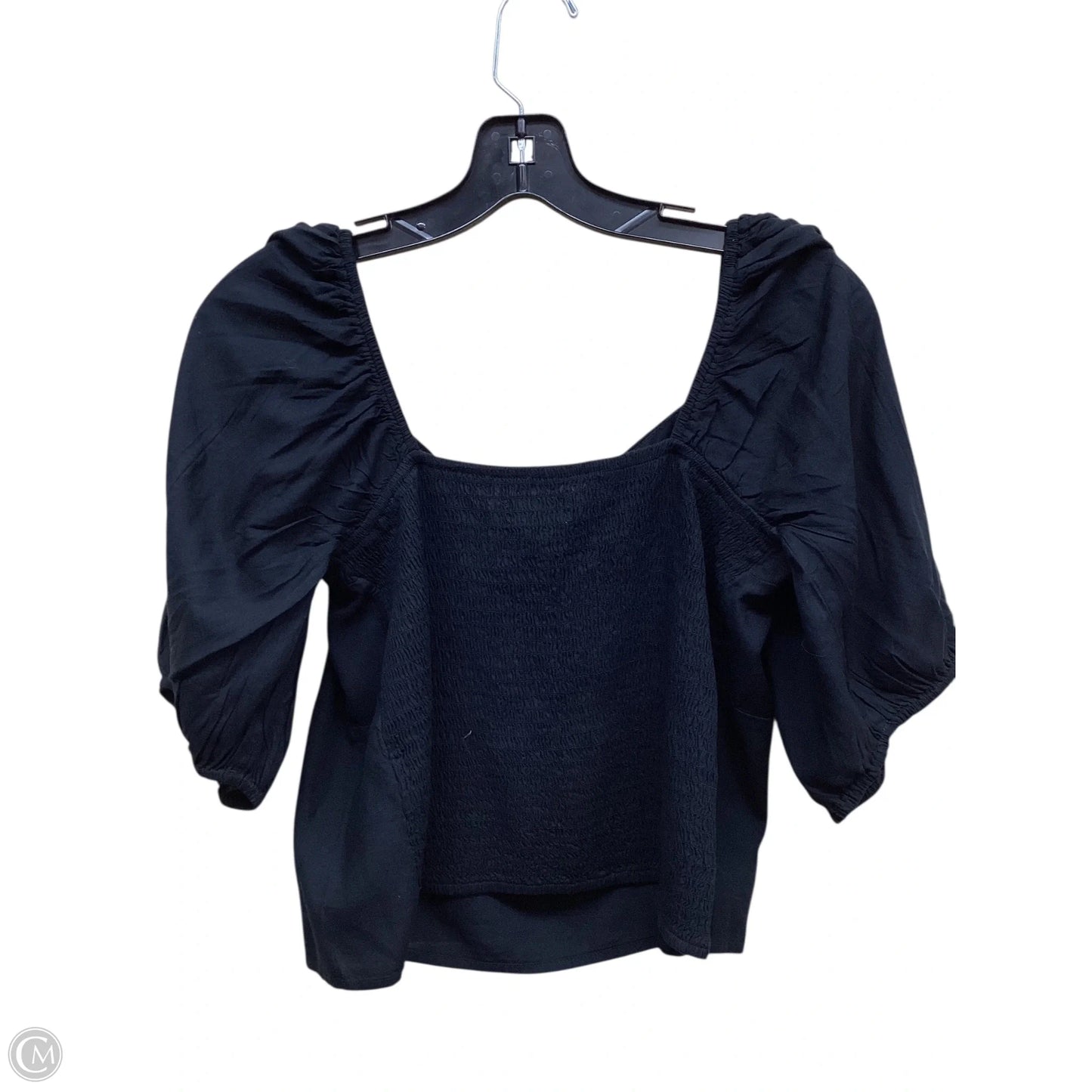 Top Short Sleeve By Abercrombie And Fitch In Black, Size: Xl