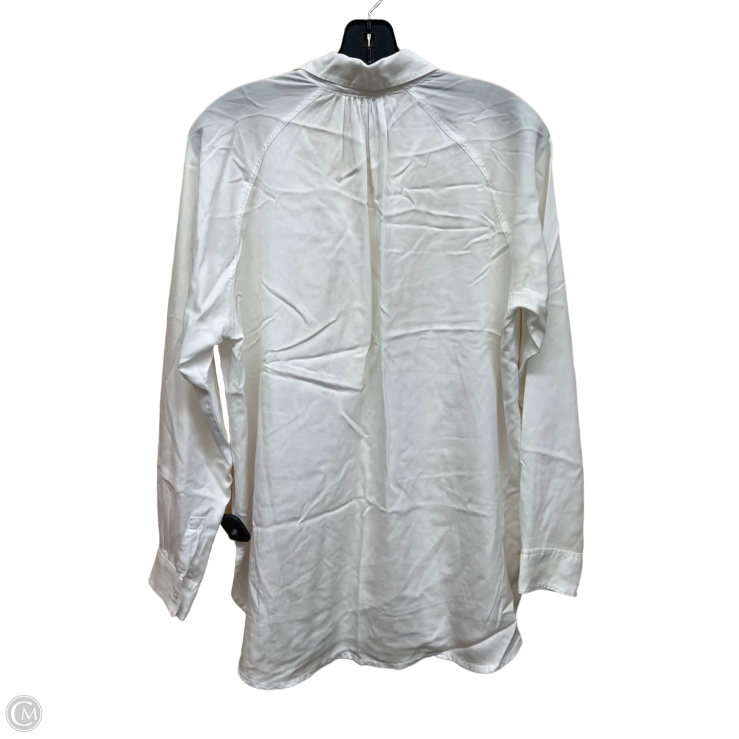 Top Long Sleeve By Lou And Grey In White, Size: S