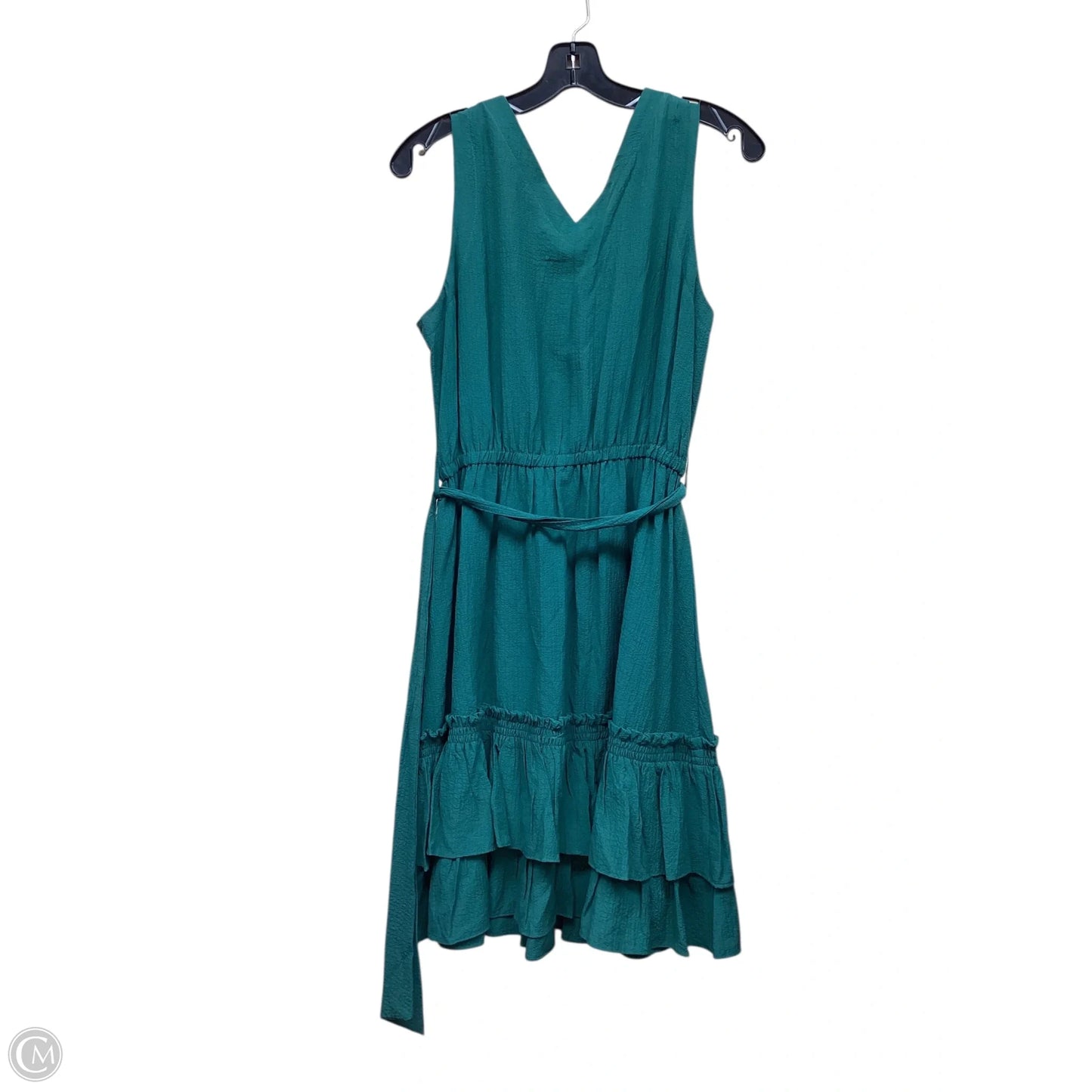 Dress Casual Short By Calvin Klein In Green, Size: 10