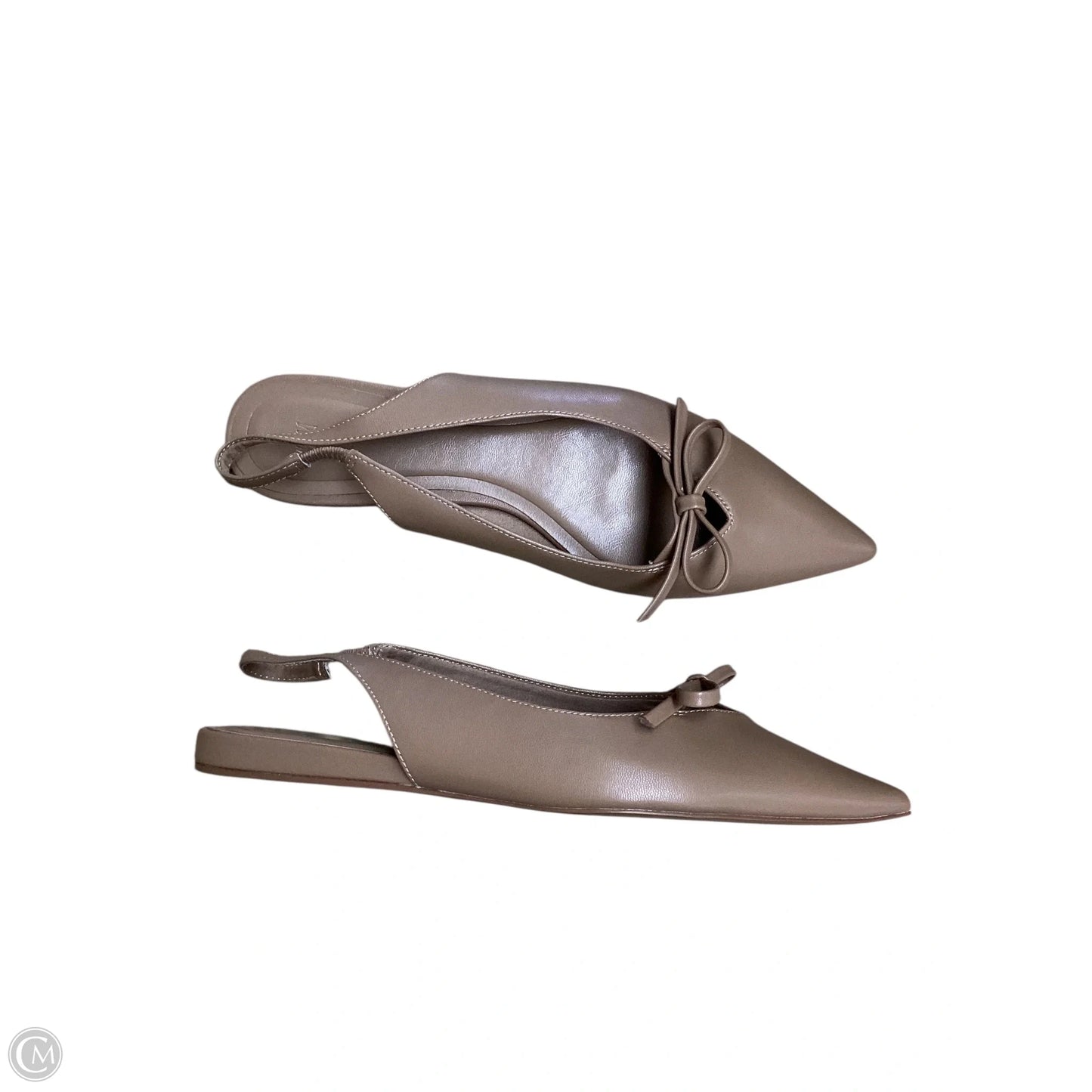 Shoes Flats By H&m In Brown, Size: 8