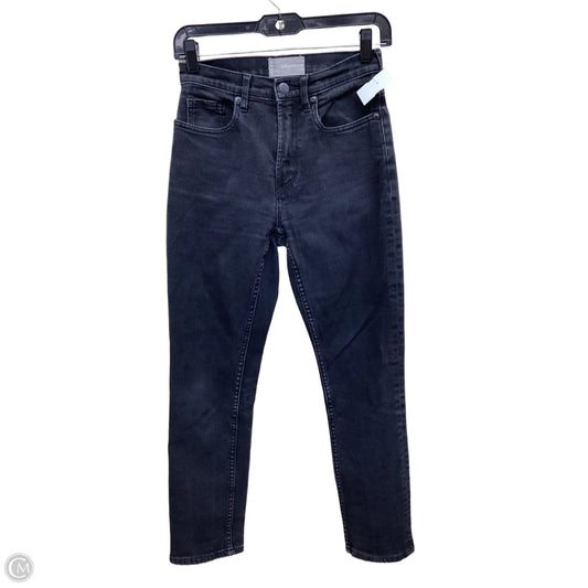Jeans Skinny By Everlane In Black Denim, Size: 0