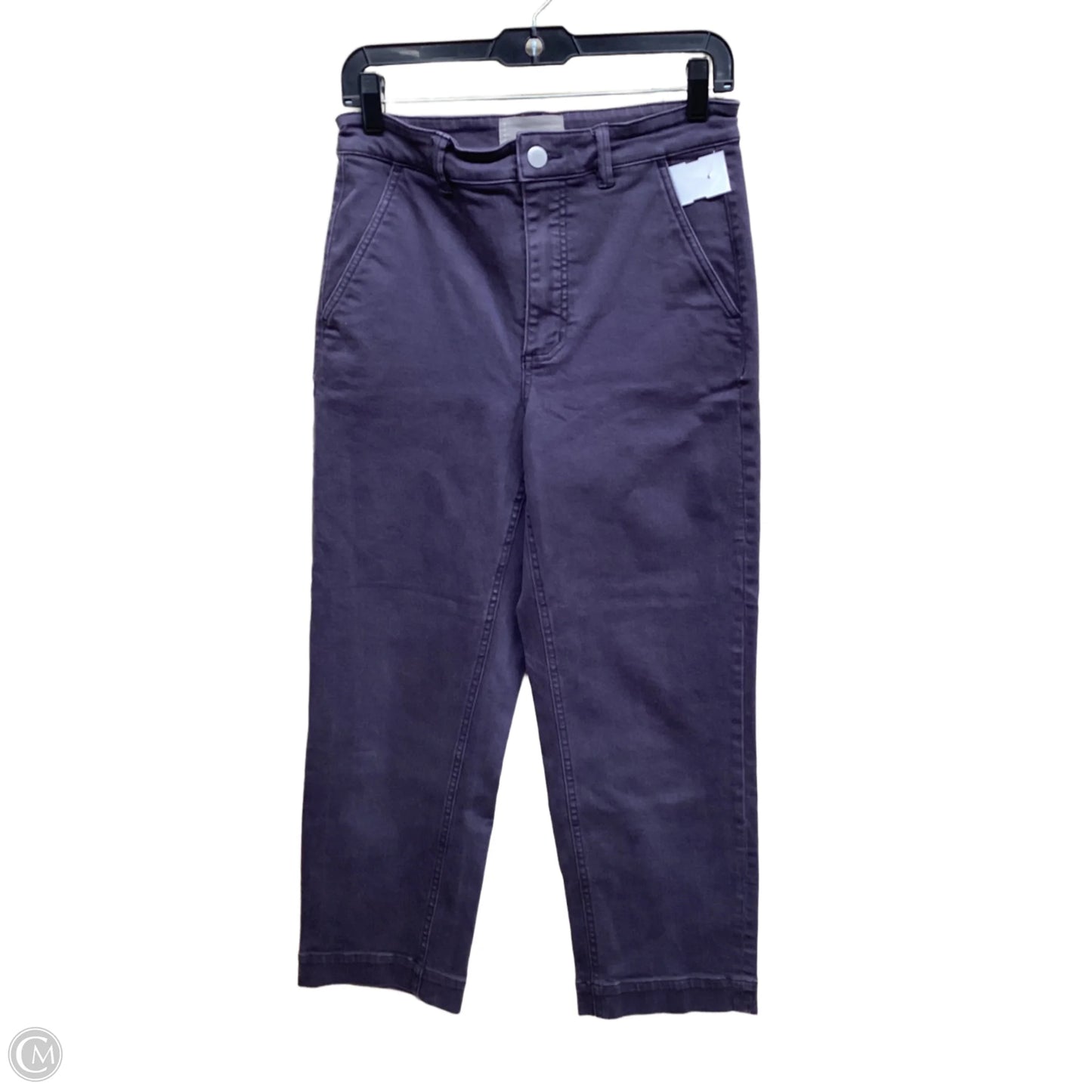 Jeans Wide Leg By Everlane In Purple Denim, Size: 6