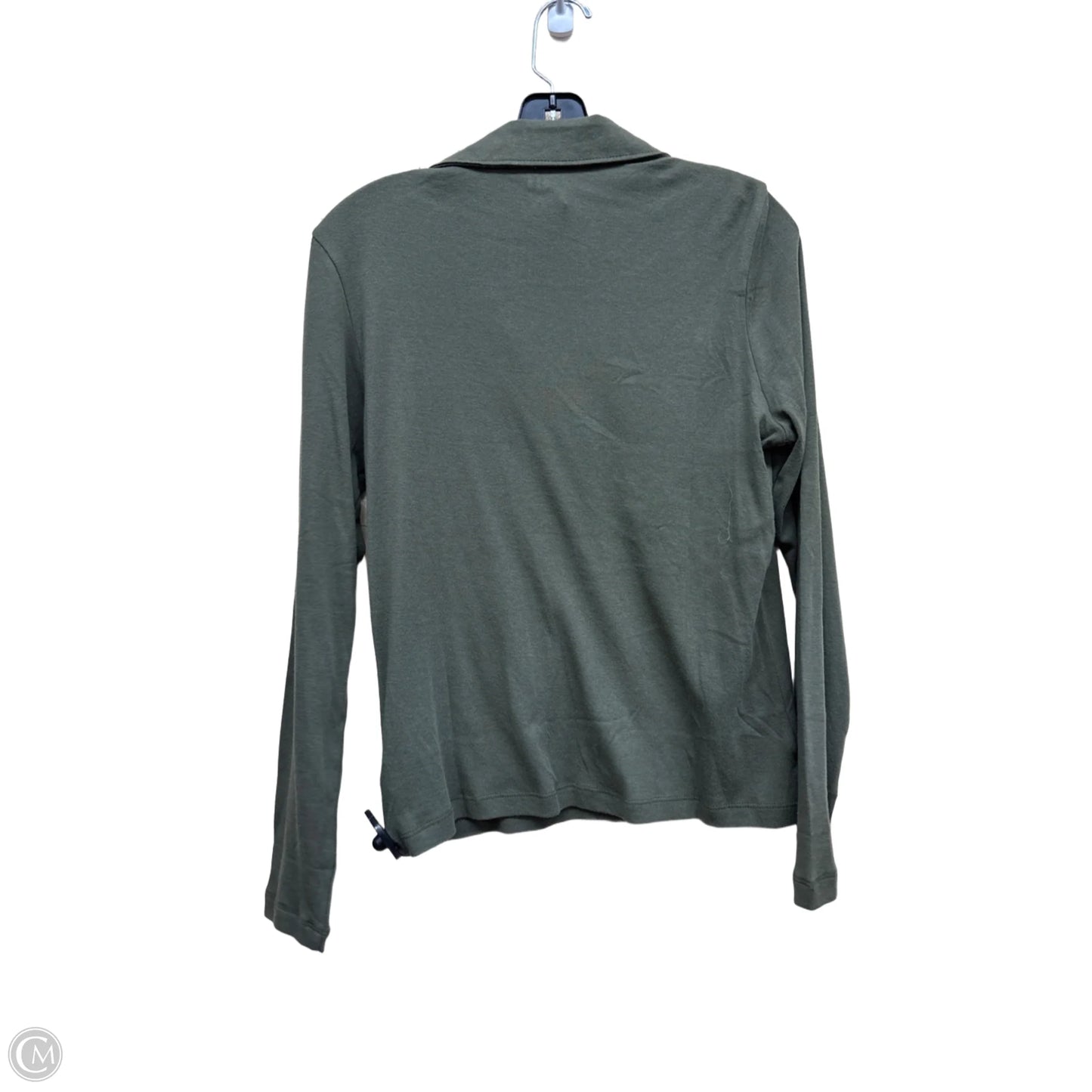 Top Long Sleeve By Gap In Green, Size: M