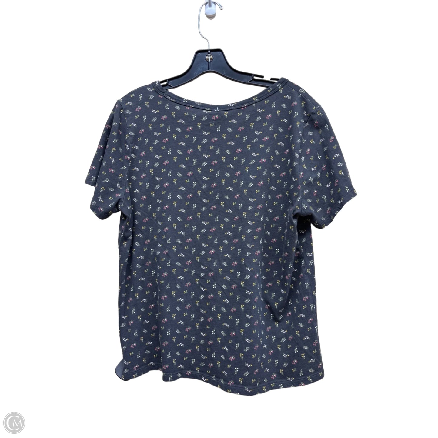 Top Short Sleeve By Old Navy In Floral Print, Size: L