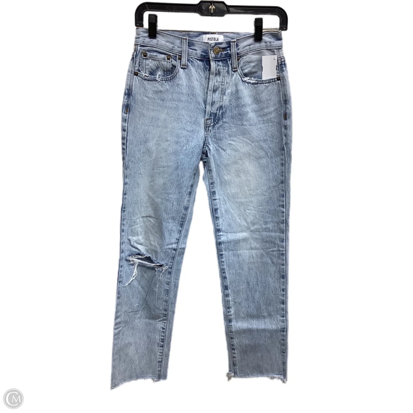Jeans Straight By Pistola In Blue Denim, Size: 0