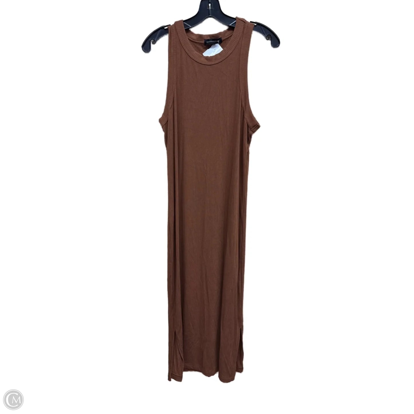 Dress Casual Maxi By Banana Republic In Brown, Size: M