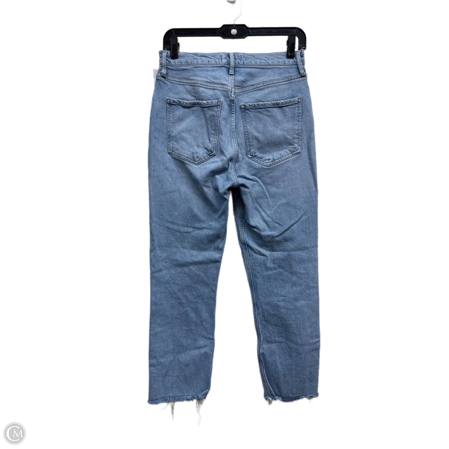 Jeans Straight By Agolde In Blue Denim, Size: 2