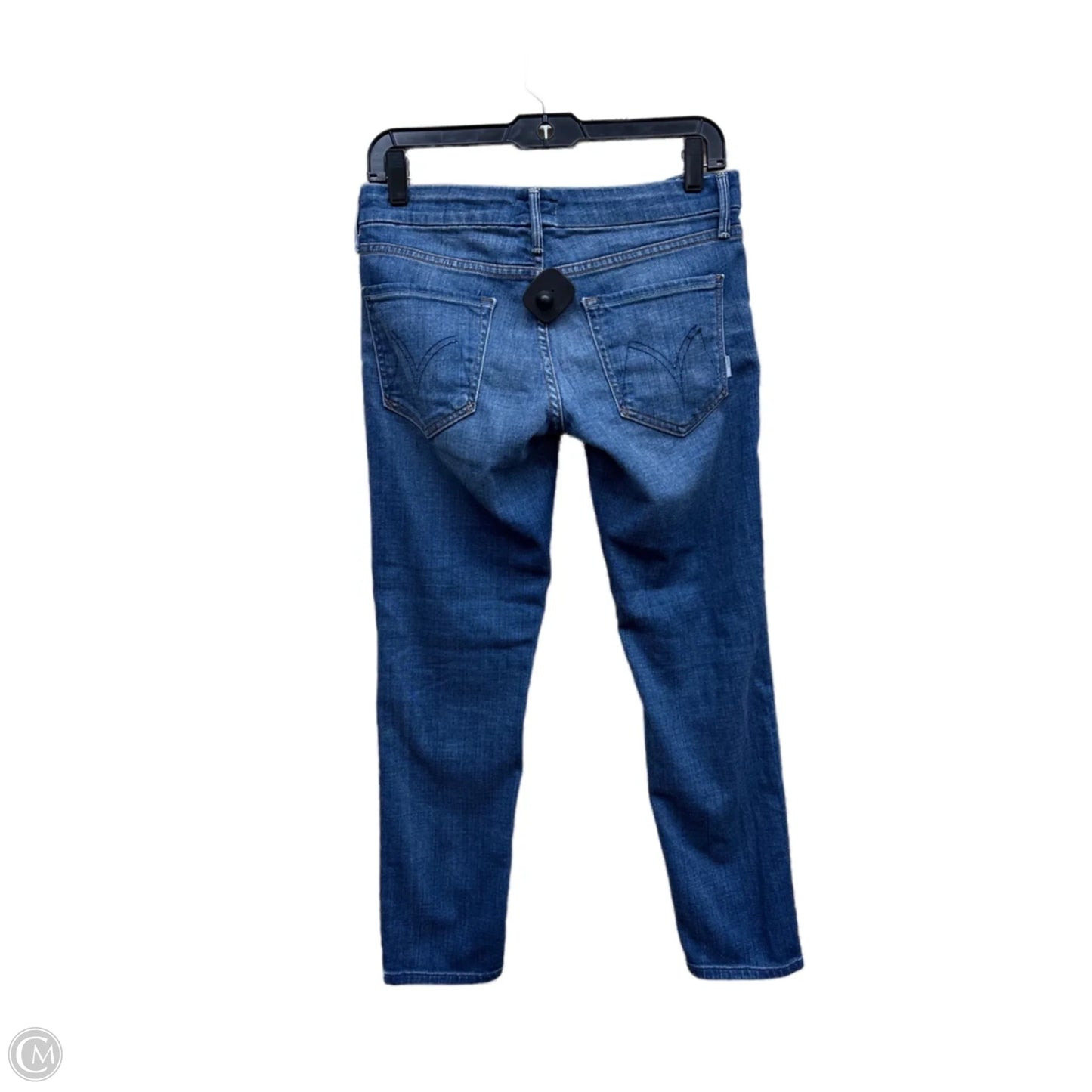Jeans Skinny By Mother In Blue Denim, Size: 4