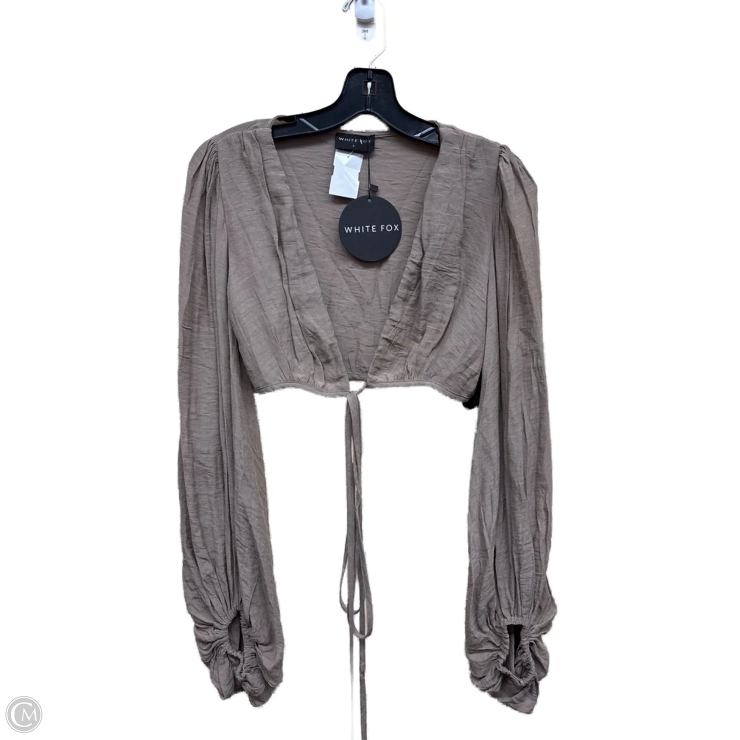 Top Long Sleeve By Clothes Mentor In Brown, Size: S