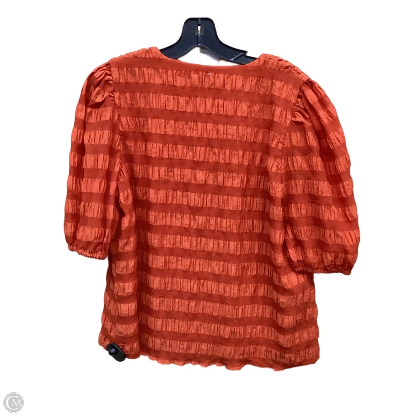 Top Short Sleeve By Clothes Mentor In Orange, Size: L