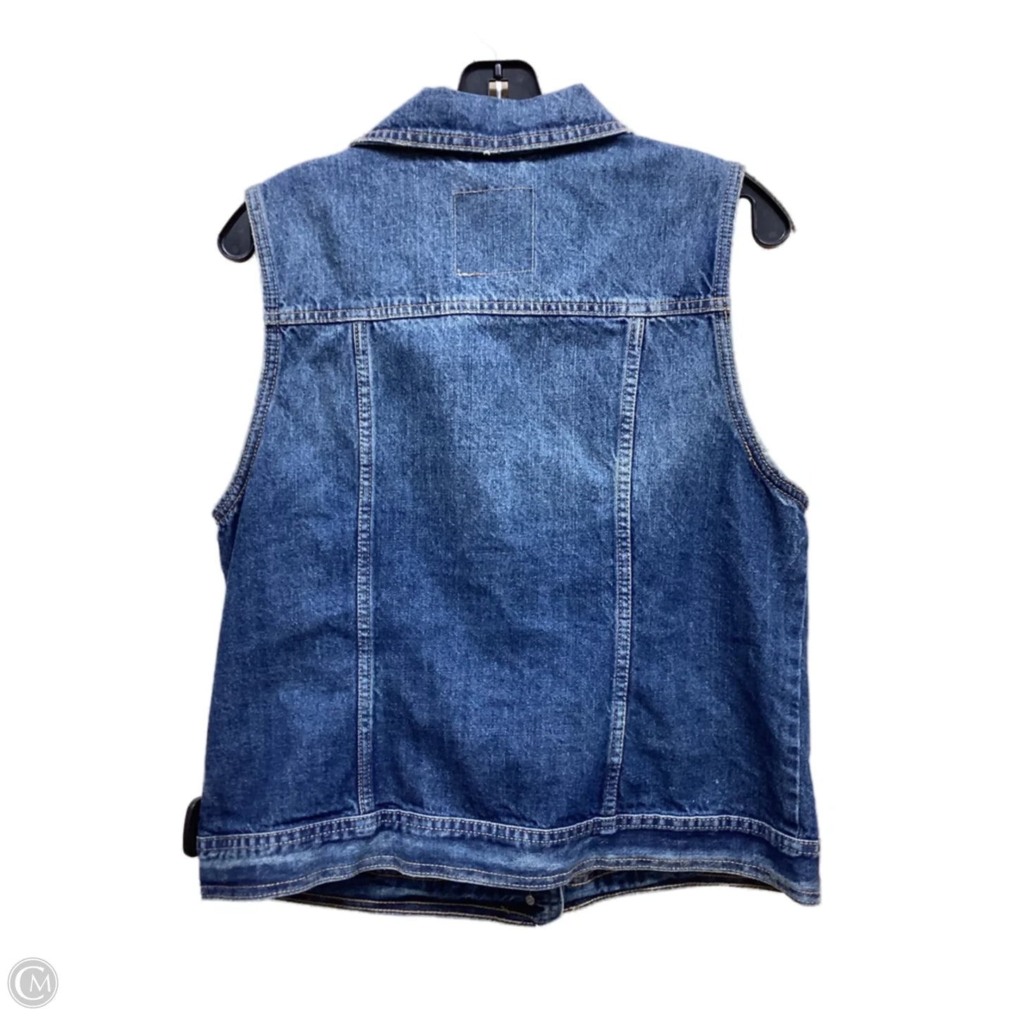 Vest Other By Mossimo In Blue Denim, Size: Xl