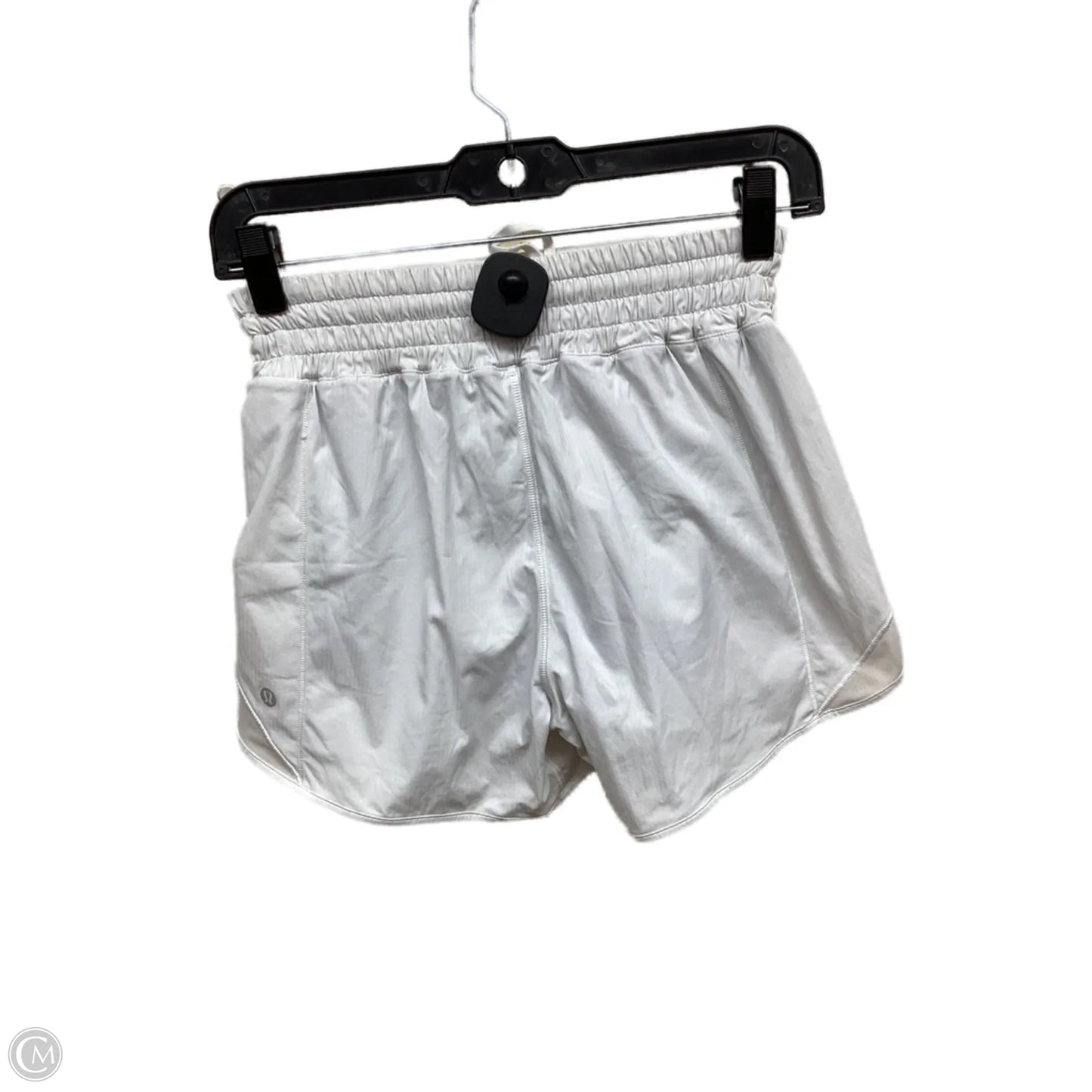 Athletic Shorts By Lululemon In White, Size: 4