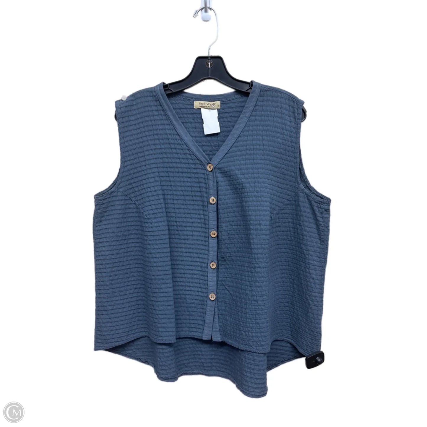 Top Sleeveless By Clothes Mentor In Grey, Size: L