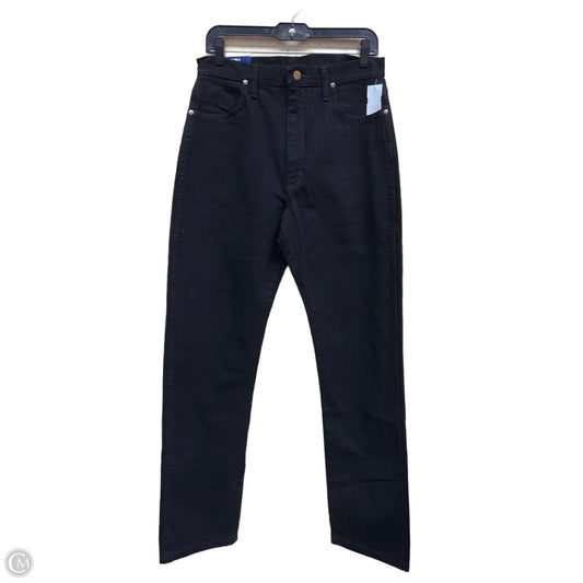 Jeans Boot Cut By Wrangler In Black Denim, Size: 8